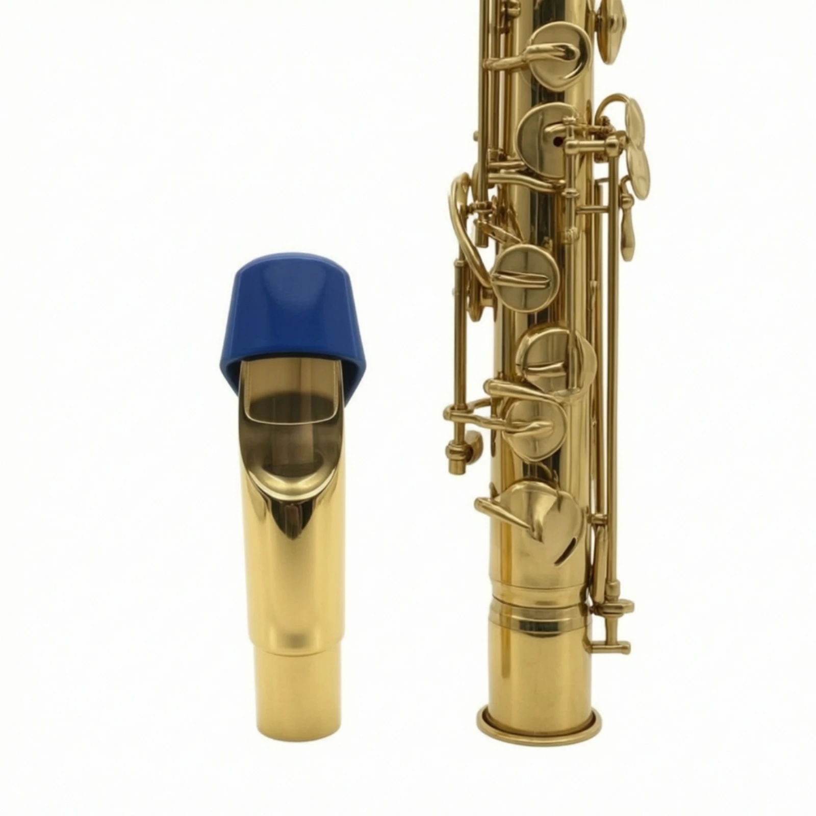 Metal Saxophone Mouthpiece Polished Saxophone Mouthpiece with Cap and Ligature Musical Accessory Bright Professional