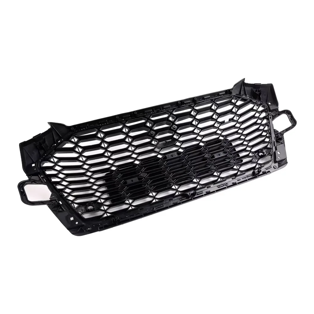 

Front Center Bumper Grille Cover Trim Honeycomb Mesh Grill Grille Compatible For A4L RS4 2020-2022 European Version 8W0853651D