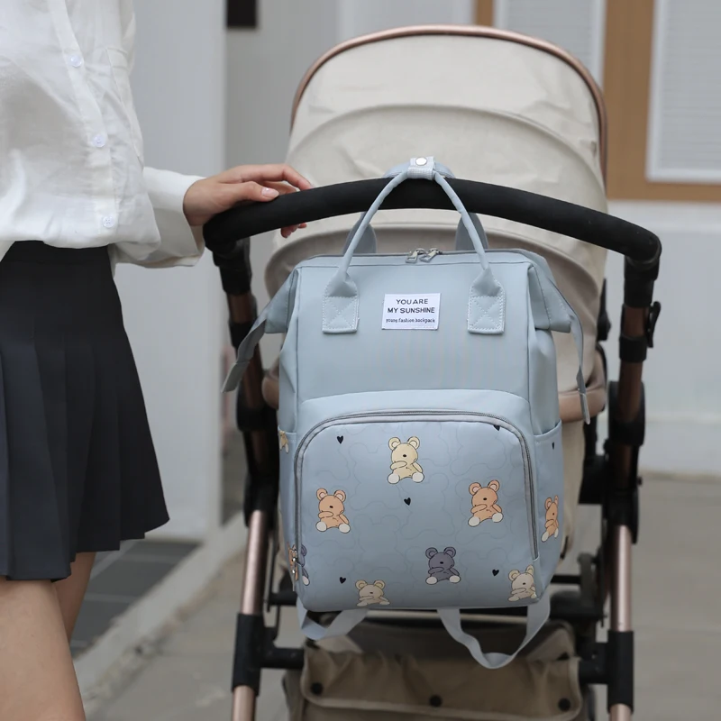 High-quality backpack for mother and baby outings,lightweight mommy bag2024 new model,multi-functional and large capacitymochila