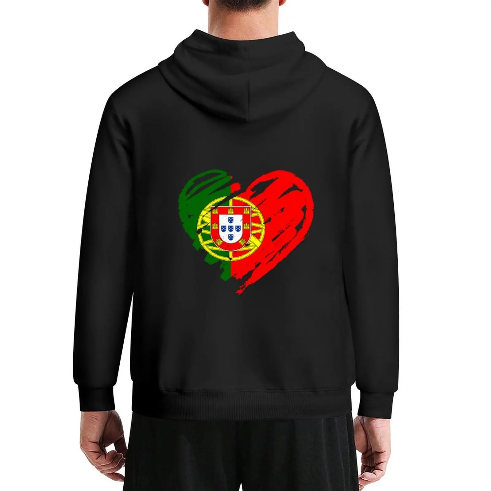I Love Portugal Hoodie autumn autumn jacket men autumn clothes mens clothing men's hoodie sweatshirt