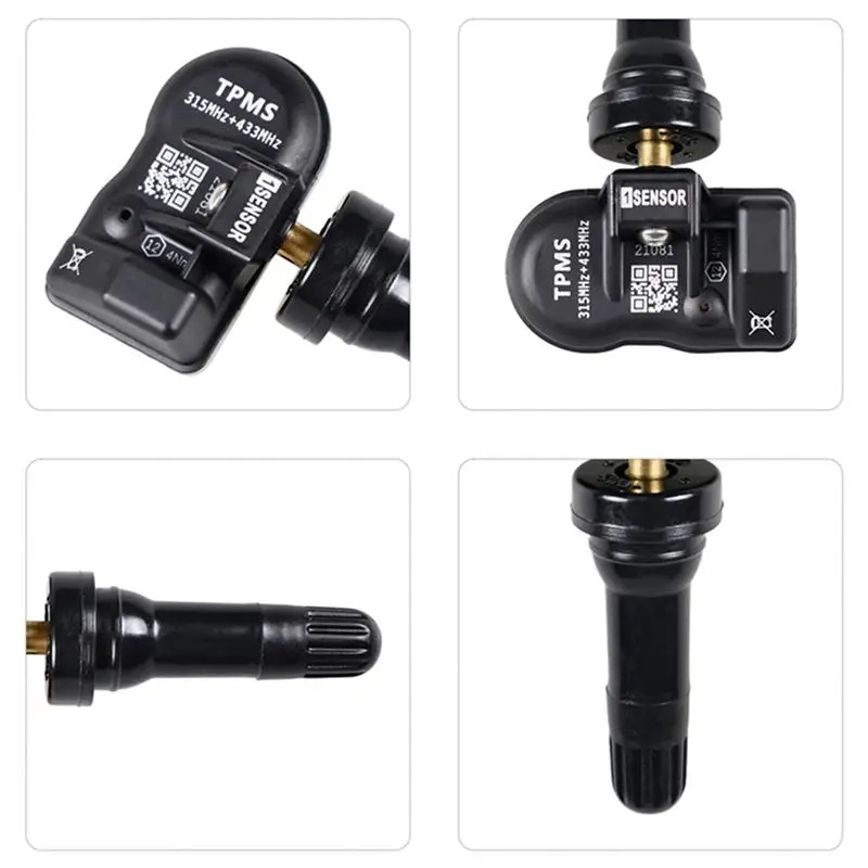 4X Programmable MX Sensor 433Mhz 315MHZ 2 In 1 For Autel TS408 TS508 ITS600 Universal Editable PMS Tire Pressure Sensor-A08Q