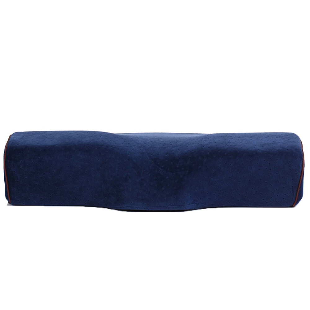 Water Proof Velvet Wavy Shape Memory Pillow Cases Silica Gel Pillow Special Pillowcase Printing Neck Cushion Cover Child Adult