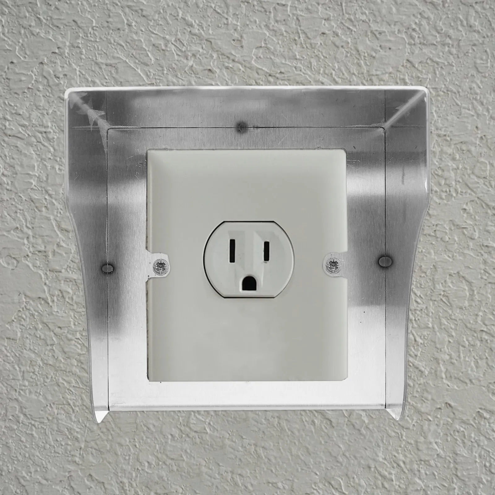 Weatherproof Stainless Steel Charging Station Cover Outdoor Doorbell Switch Socket Protection Box Rain Dust Resistant Easy