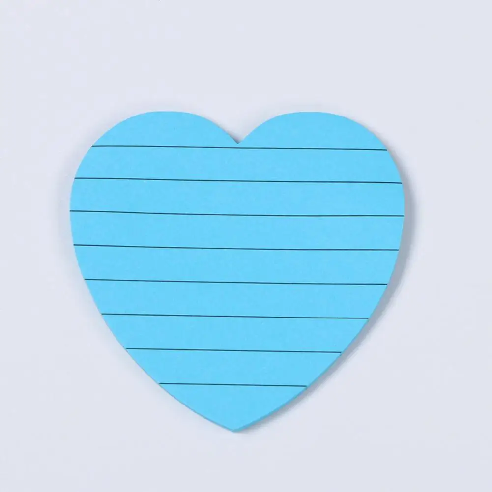 ชุดกระดาษโน้ตรูปหัวใจ8สีสำหรับสำนักงานบ้านอุปกรณ์การเรียน