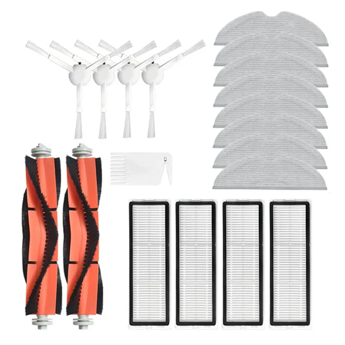 

A04V основная боковая щетка HEPA-фильтр, тканевые подушечки для швабры для деталей пылесоса 1C STYTJ01ZHM 1T STYTJ02ZHM