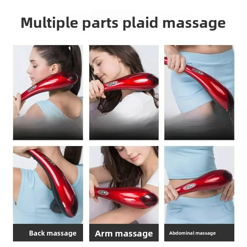 Electric Dolphin Massage Stick Cervical Massager Neck Shoulder Waist Neck Shoulder Massage Hammer Back Home