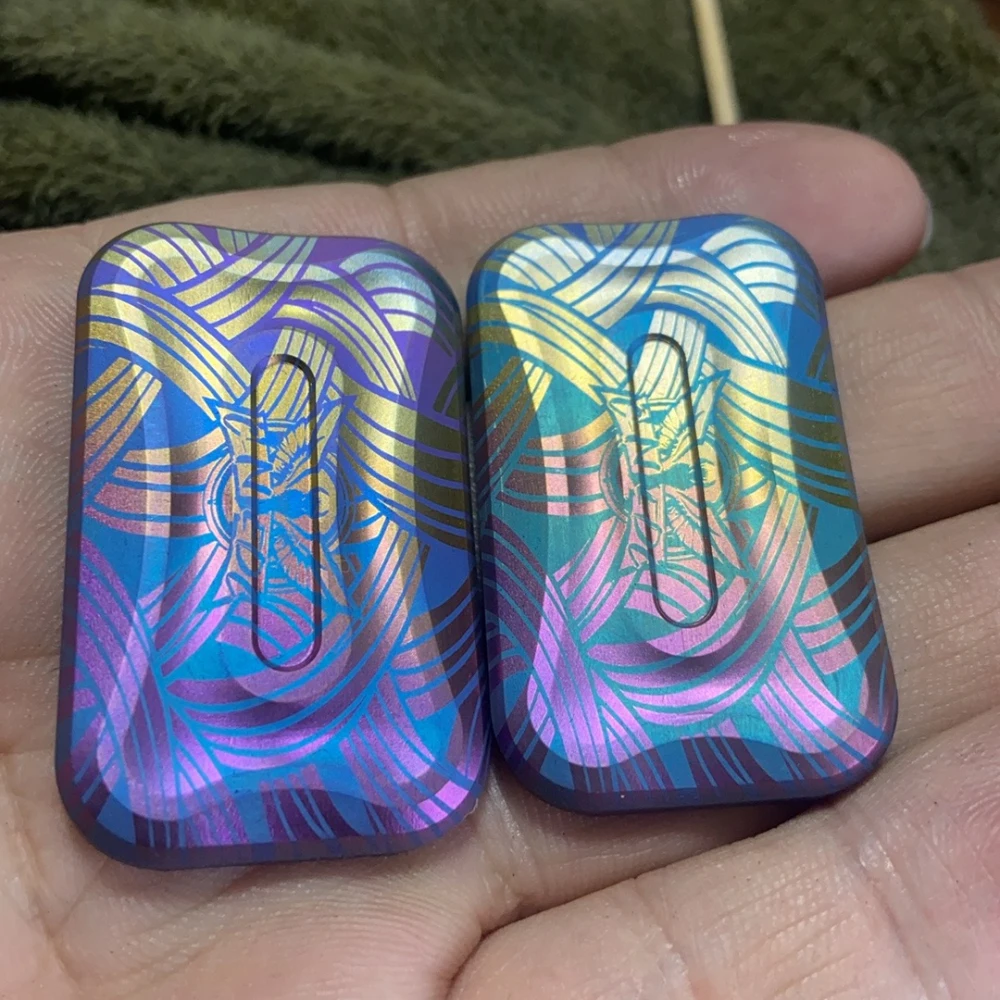 CaiNiaoEDC Zircuti Unlimited push slider Fingertip Tricks EDC Flips Stress Relief toys Office Stress Relief Gadgets Anxiety Toys