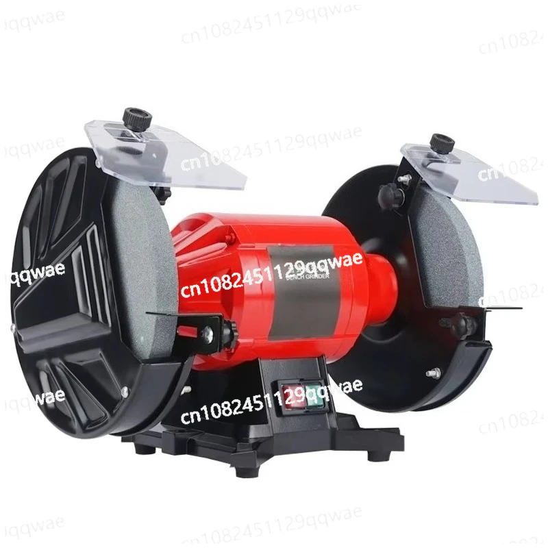 

8 inch 400 watt, yellow magnifying glass - glass shield bench grinder base grinder