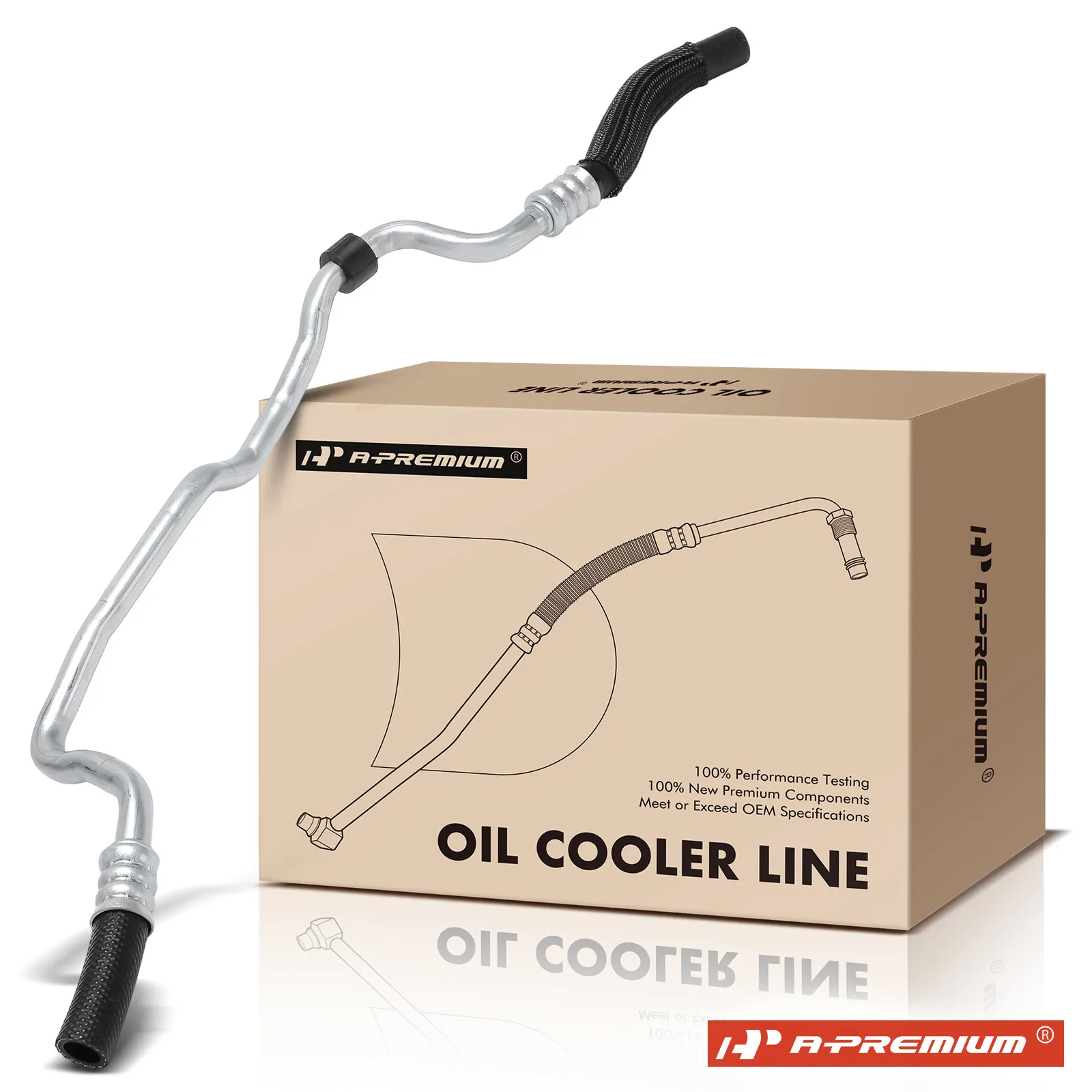 A-Premium Automatic Transmission Oil Cooler Hose for Lincoln MKZ 2013 2014 2015 2016