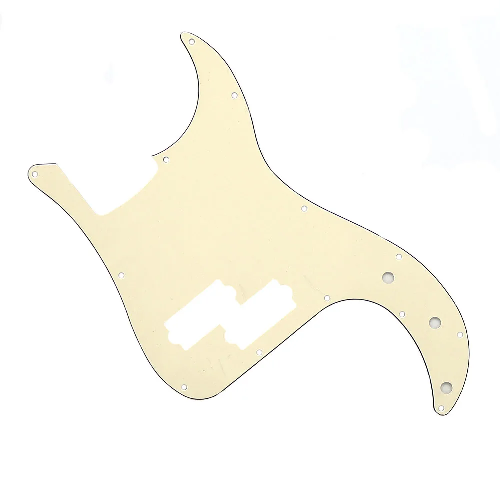 E-Gitarren-Schlagbrett aus 3-lagigem PVC, Schlagbrett für PB-Bassgitarre, 13 Löcher mit Schrauben – Detail 29