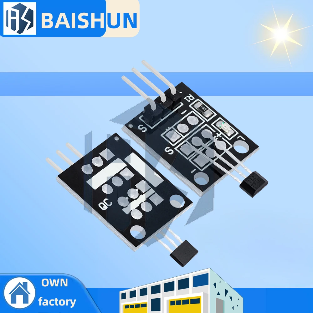 KY-003 A3144 Papan Kerja Modul Sensor Magnetik Aula Standar