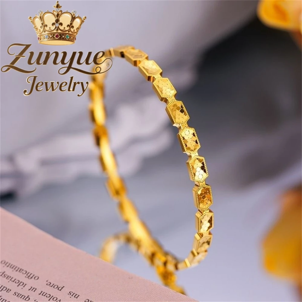 

Sand Gold Jewelry Dragon Scale Bracelet Geometric Bracelet Senior Sense Small Light Luxury Fashion Jewelry Exquisite Charms