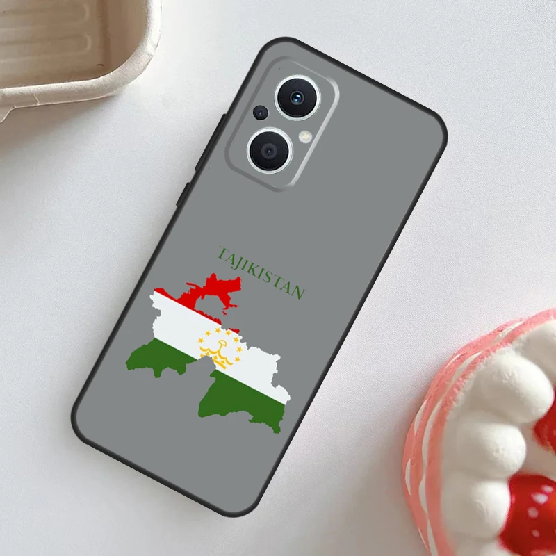 Tajikistan Flag Case For OPPO Reno 11 F 10 Pro 4Z 5Z 8T 4 5 6 7 8 Lite OPPO Find X6 Pro X2 X3 X5 Lite Cover