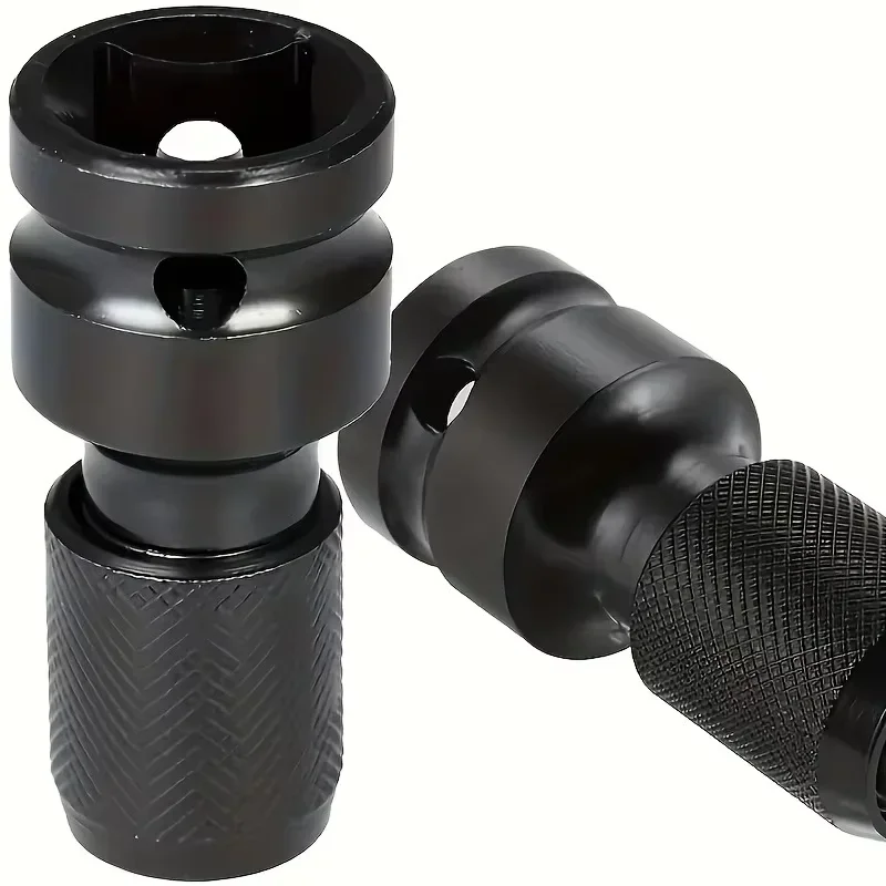 Quick Release 1/2-Inch Square Drive to 1/4-Inch Hex Female Socket Adapter Converter Chuck Adaptor for Impact and Ratchet Wrench