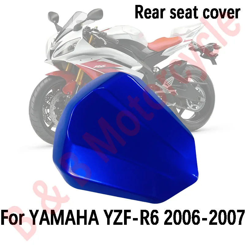 Motorcycle Rear Passenger Cowl Seat Back Cover Fairing Part For Yamaha YZF 600 R6 2006 2007 YZFR6 YZF-R6 06 07