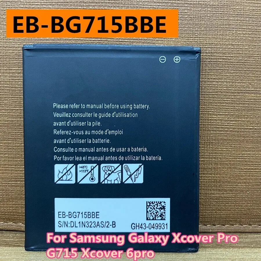 New EB-BG715BBE 4000mAh Battery For Galaxy Xcover Pro G715 Xcover 6pro 4000mAh