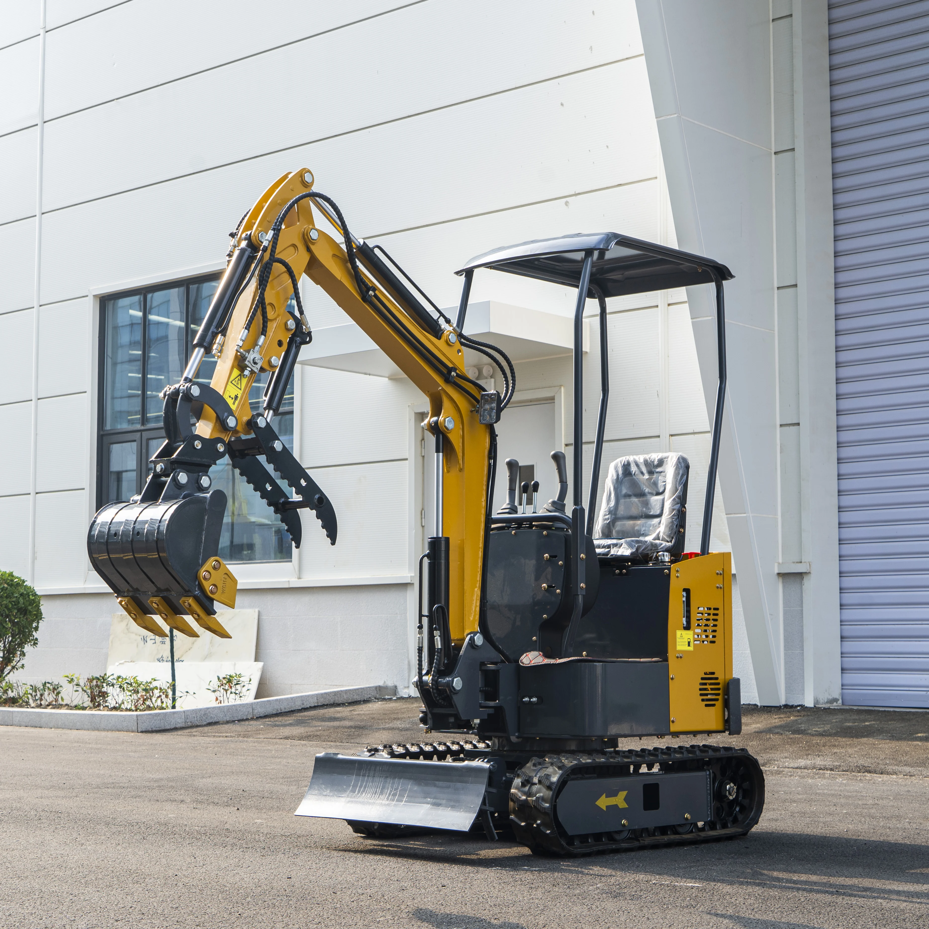 รถขุดไฮดรอลิกแบบตีนตะขาบ HW-15 ขนาด 1.5 ตัน เครื่องยนต์ดีเซล รถขุดขนาดเล็ก รถแทรกเตอร์ขุดขนาดเล็กจากจีน รถขุดขนาดเล็กสำหรับงานก่อสร้าง อุปกรณ์ก่อสร้างแบบกำหนดเอง