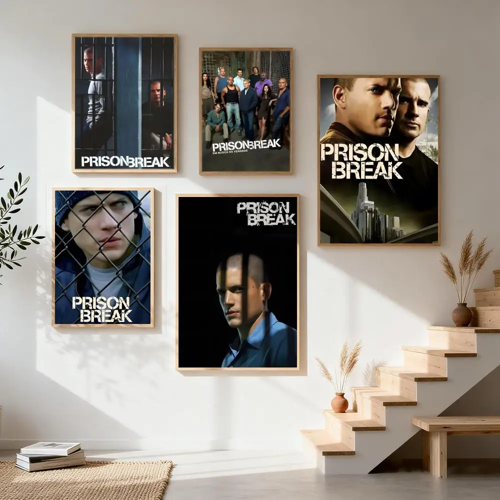 Pôster Crime Prison Break em Promoção, Pôster HD de Alta Qualidade, Arte de Parede, Decoração Nórdica para Sala de Estar