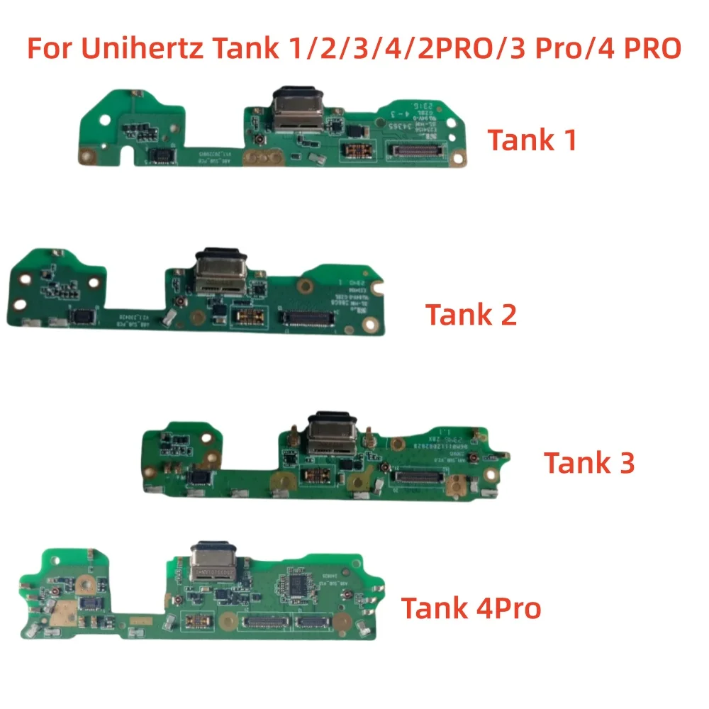 Original New for Unihertz 8849 TANK 1 2 PRO 3 4 3Pro 4 Pro HIke Phone USB Charging PCB Board Dock Parts Replacement Accessories