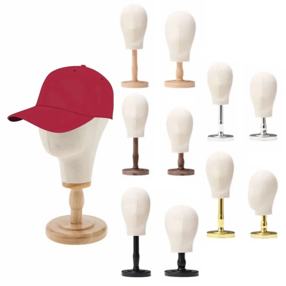 

Hair Drying Multi-color Model Head Model Portable Detachable Wig Head Holders Durable Stable Hat Display Stand Training