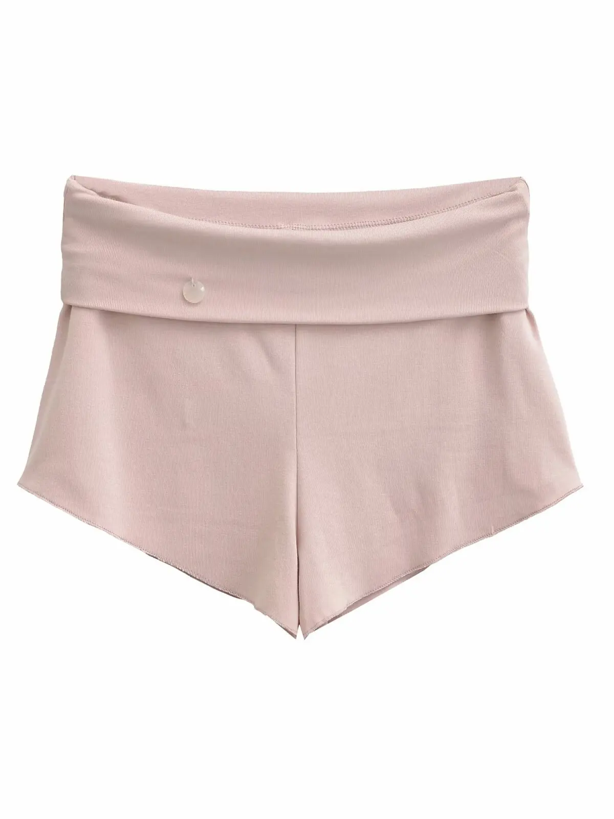 American Style Loose Casual Short Pants Women's Ballet Style Slimming Hot Pants Tummy Control High Waist Cotton Blend