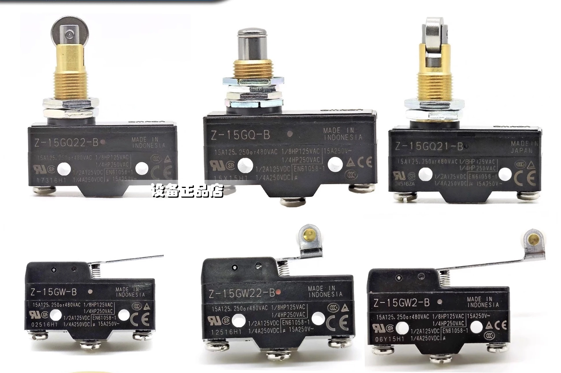 Z-15GW22-B genuine microswitch Z-15GQ-B GQ21-B 22-B GD-B Z-15HW78-B