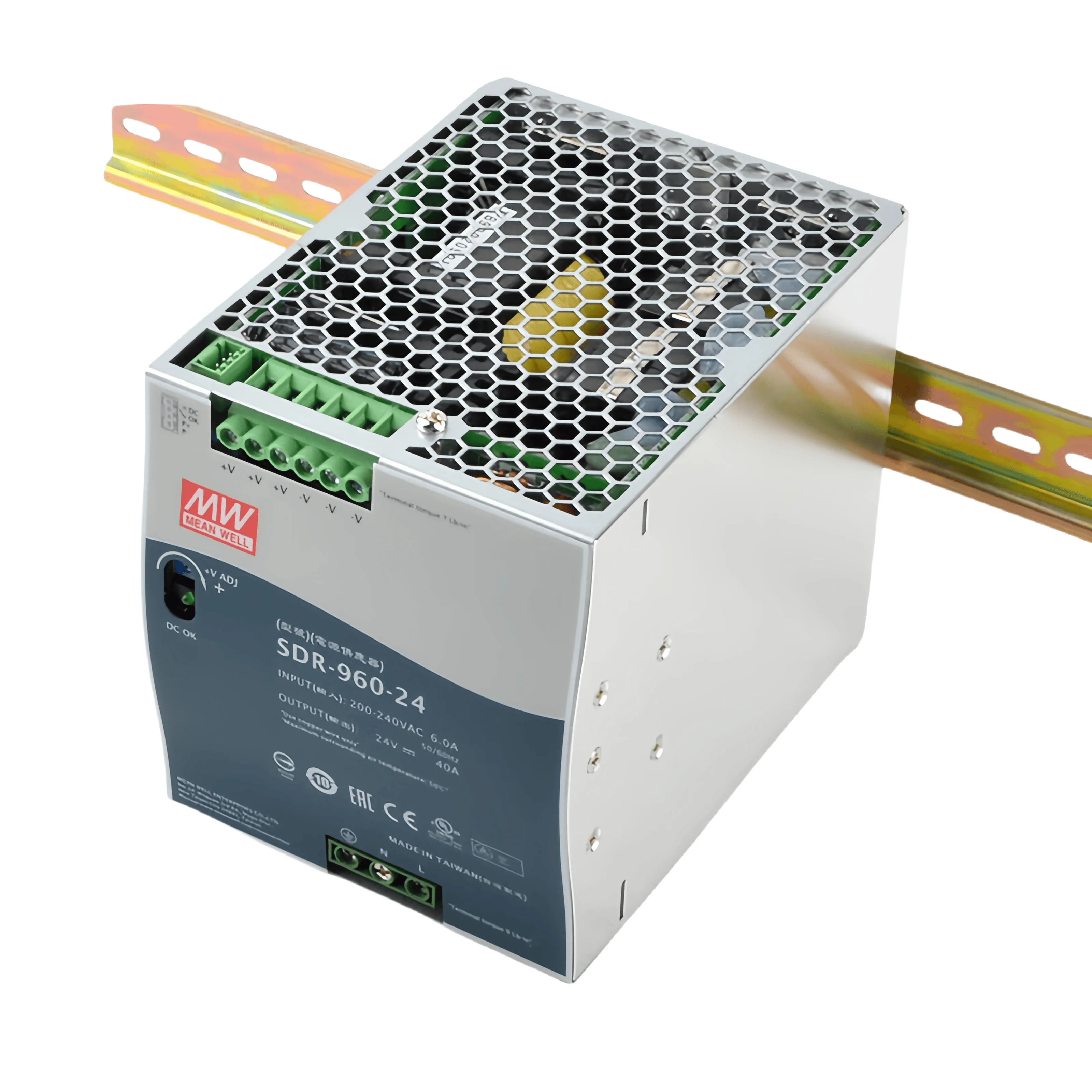 

MEANWELL SDR-960-24 24V40A 960W960W Rail - Mounted Power Supply with PFC Function