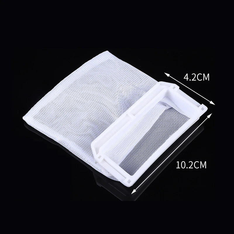 2Pcs Universal General Chip Line Lint Mesh Filter Dust bag filters For Panasonic washing machine repair parts 10.2*4.2cm