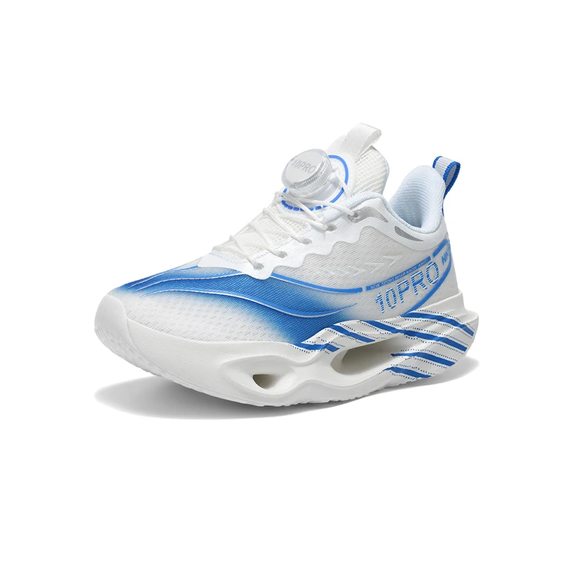 A pair of children's running shoes, rotary buckle design, breathable mesh upper for daily sports JY‑A238