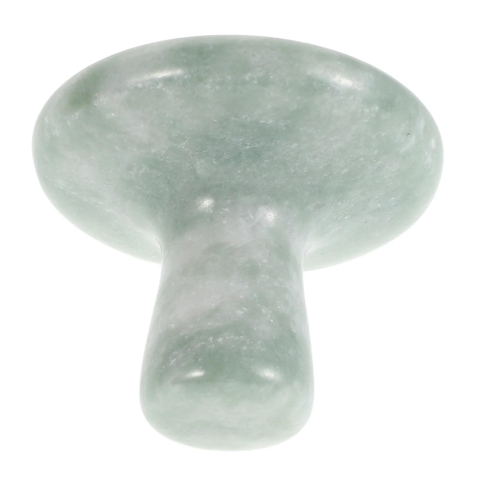 Jade Paddestoelvormige Gua Sha Natuursteen Gezichtsmassage Tool Lichaamsschraper Hot Stone Warmer Ontspanning Schoonheidsverzorging Accessoire