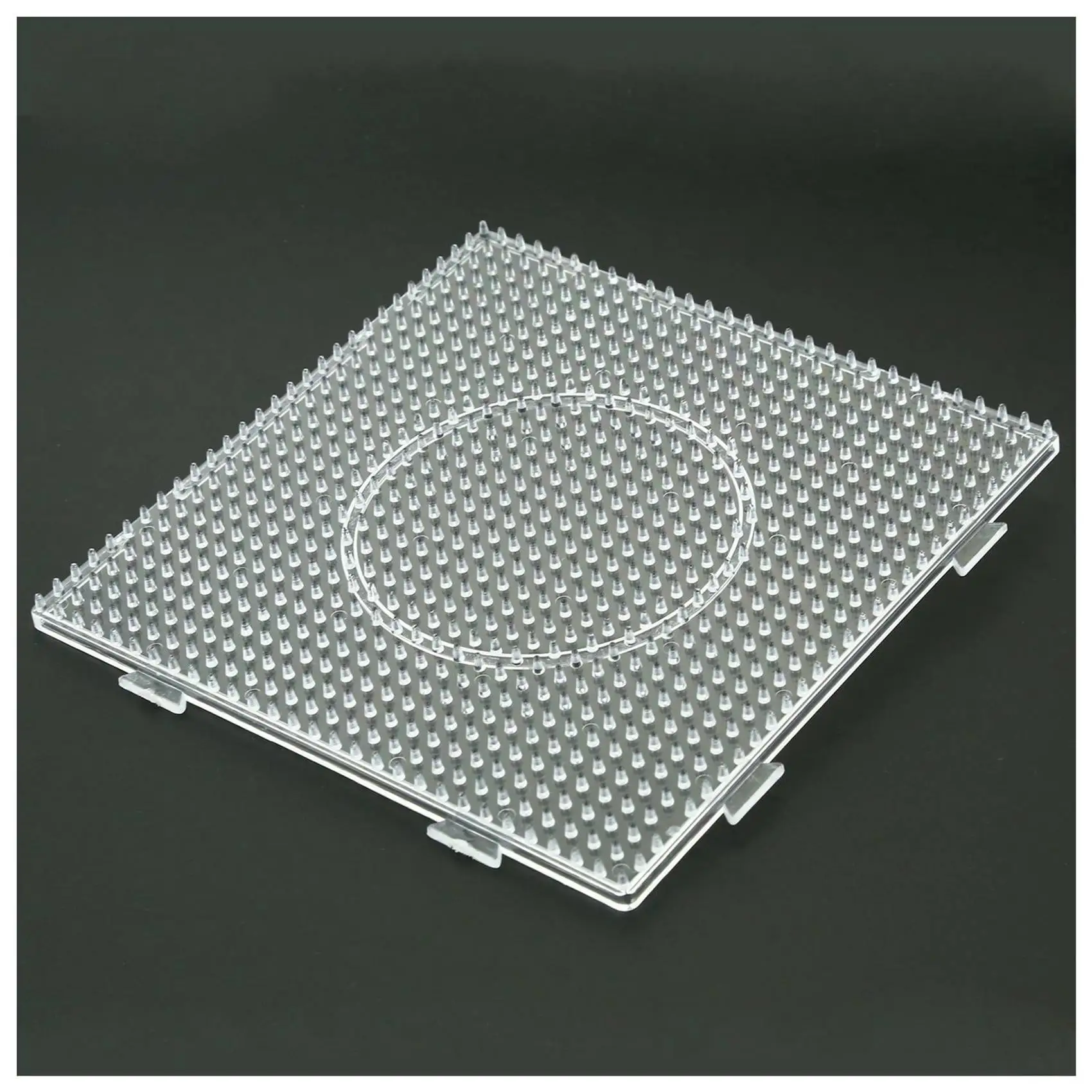 Portable 8Pcs ABC Clear 145X145mm Square Large Pegboards Board For Hama Fuse Perler Bead