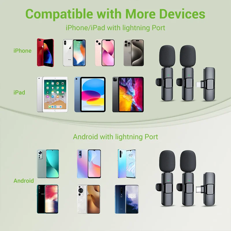 2.4G Wireless Lavalier Microphone 6