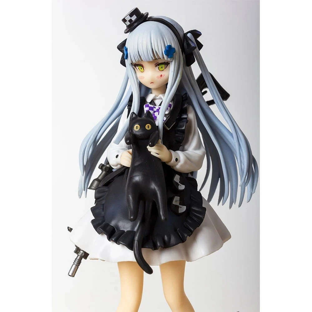 

22cm Girls' Frontline HK416 1/7 Black Cat Gift Ver Wonder Anime PVC Action Figure Toy Game Action Figures Collectible Model Doll