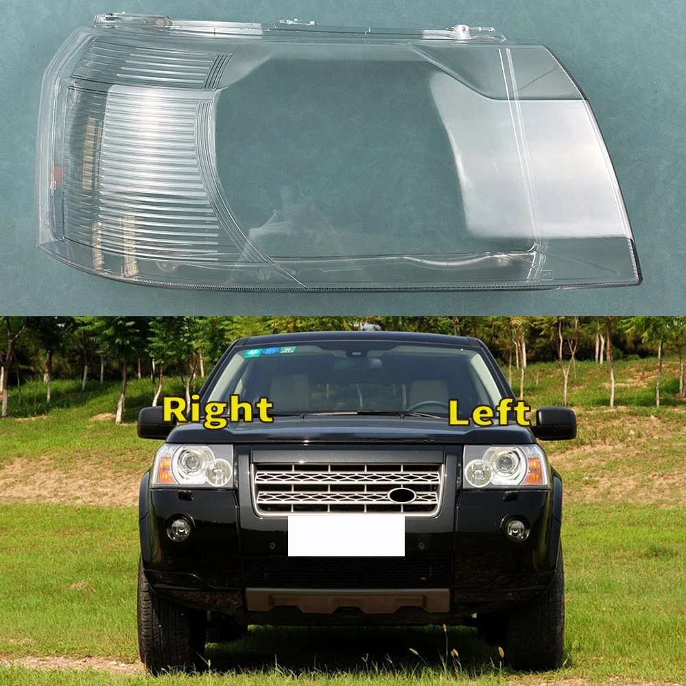 

For Land Rover Freelander 2 2007-2012 Front Headlamp Cover Lamp Shade Headlight Shell Lens Plexiglass Replace Original Lampshade