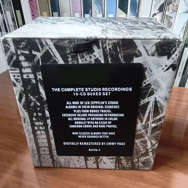 Nuova Collezione CD di Set Musicale Pop di Band Rock Britanniche, Confezione Regalo, Classica Band Rock, 10 CD, Regalo per Fan