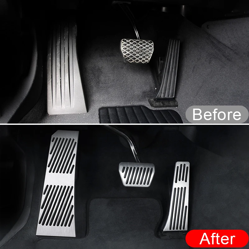 Car Accelerator Brake Foot Pedals Accessories X3 X4 F25 F26 Z4 E85 E89 5 6 7 Series F07 F10 F11 F06 F12 F13 F01 F08 F03 For BMW