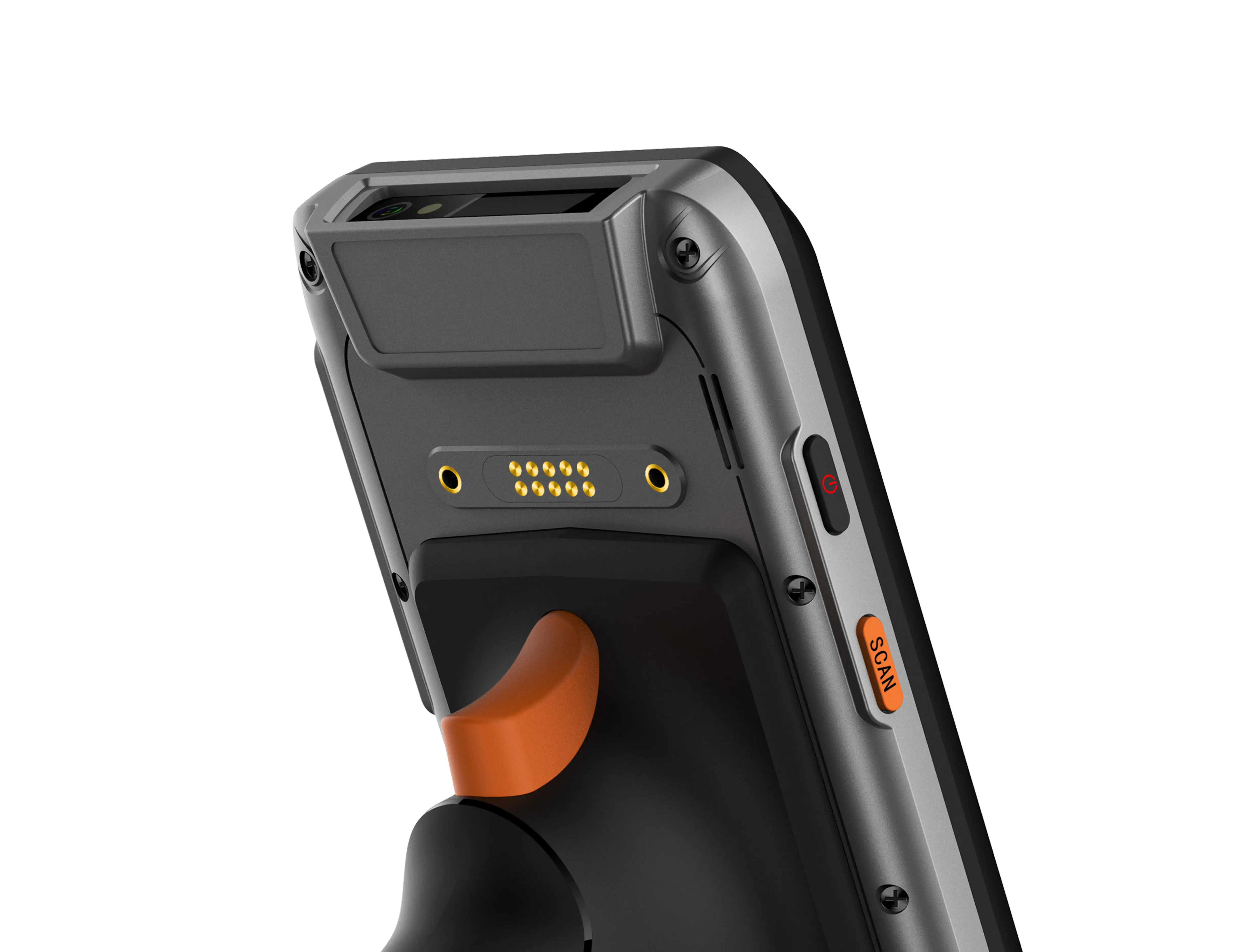 Caribe PL-55L Android محطة محمولة مع قبضة ماسح الباركود المساعد الشخصي الرقمي لمسح RFID والرمز المتوفر في المخزون