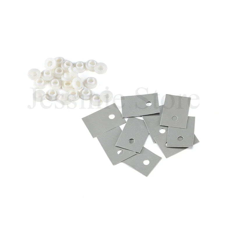 500PCS TO-220 Insulation Pads Silicone Heatsink Shim TO 220 Transistor Plastic Washer Insulation Washer TO220