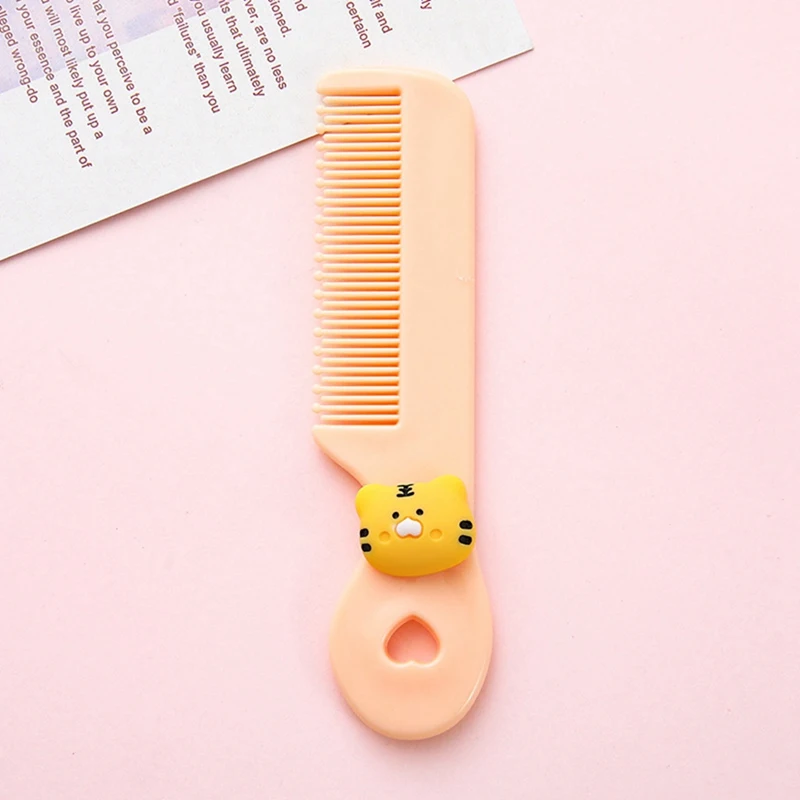 Maternal And Child Daily Care Toddler\'s Head Comb Cute Portable Anti-Static Smooth Hair Comb Gift Hair Comb  Handle Cartoon