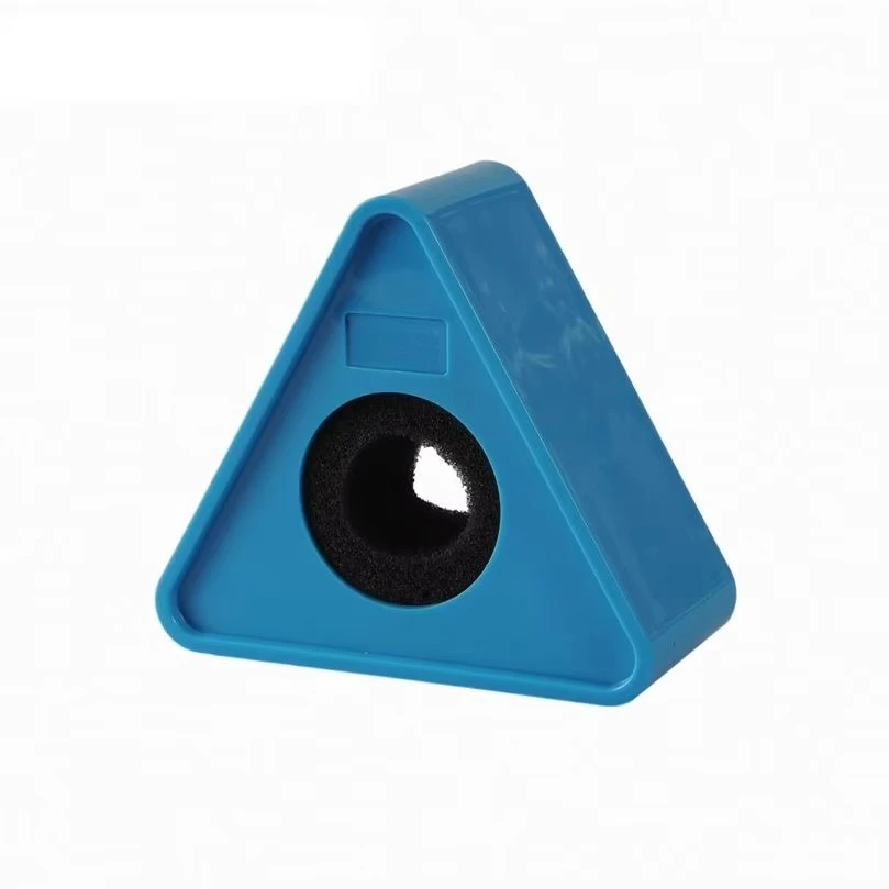 Custom triangle shape speech microphone interview microphone flag station