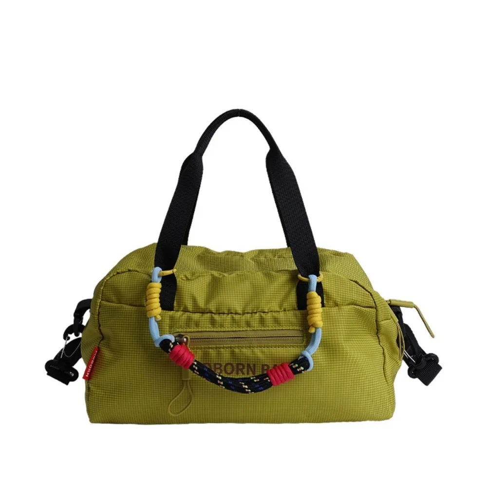 

Casual Nylon Shoulder Bag Adjustable Strap Large Capacity Bowling Bag Lightweight Women's Handbags Outdoor