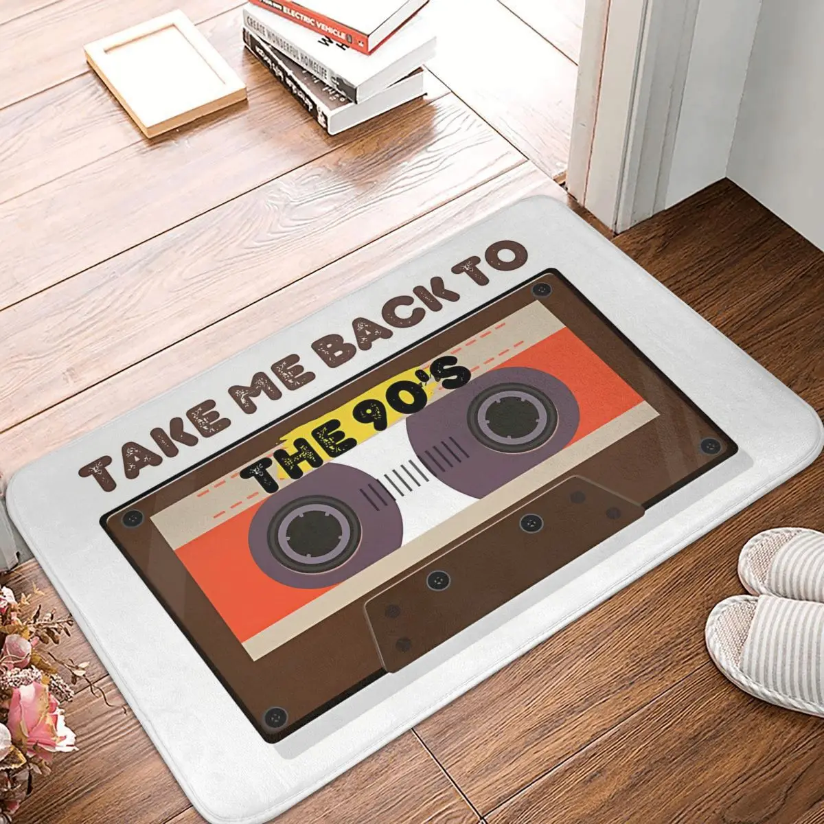 Back To The 90s Cartoon Bedroom Mat Take Me Doormat Kitchen Carpet Entrance Door Rug Home Decoration