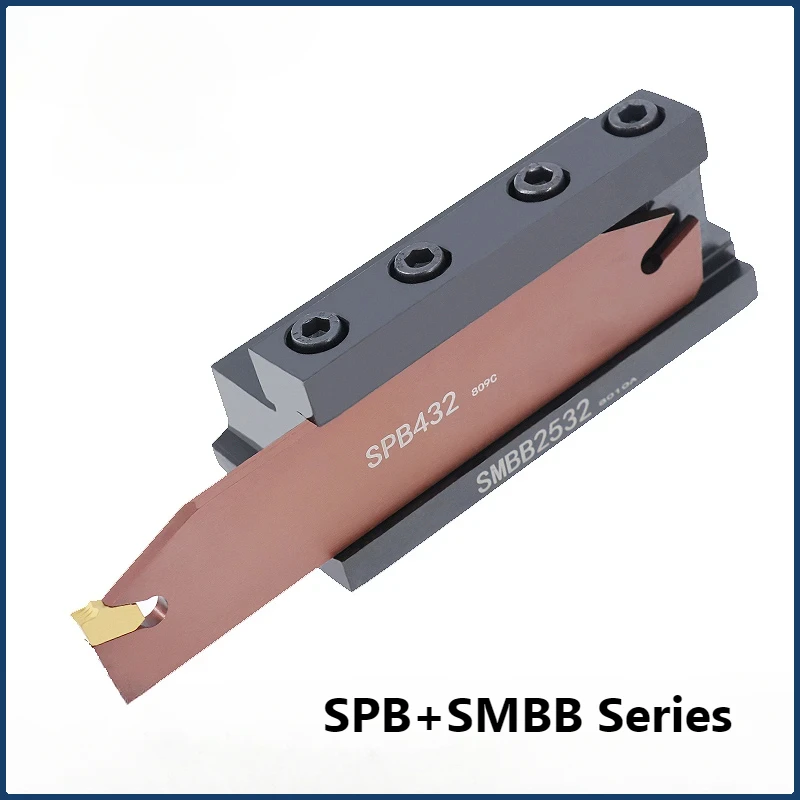 

1PCS SPB226 Grooving Cut-Off Cutter Holder Suger Cutting Tool Metal Lathe Tools K11 200 Lathe Chuck+SMBB1626 Turning Tool