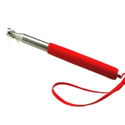 Telescopic Pointer Teacher Teaching Guides, Aço inoxidável, Flag Pole, Telescopic, Travel Tools, 1.2m, Frete Grátis