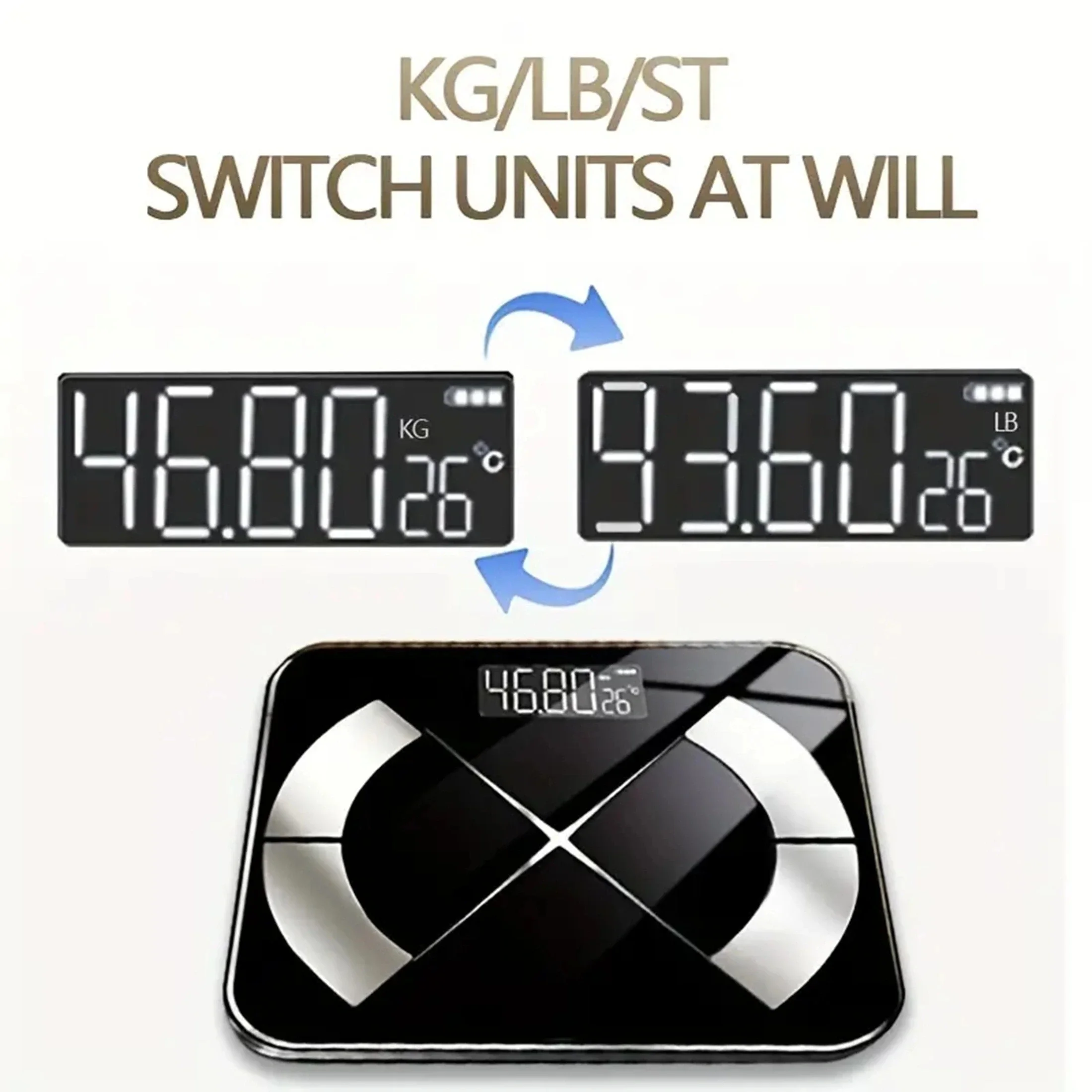 Electronic Scale Smart Bluetooth Weighing Human Charging Simple Weight Scale Weighing Household Fat Body Fat Measurement Scale