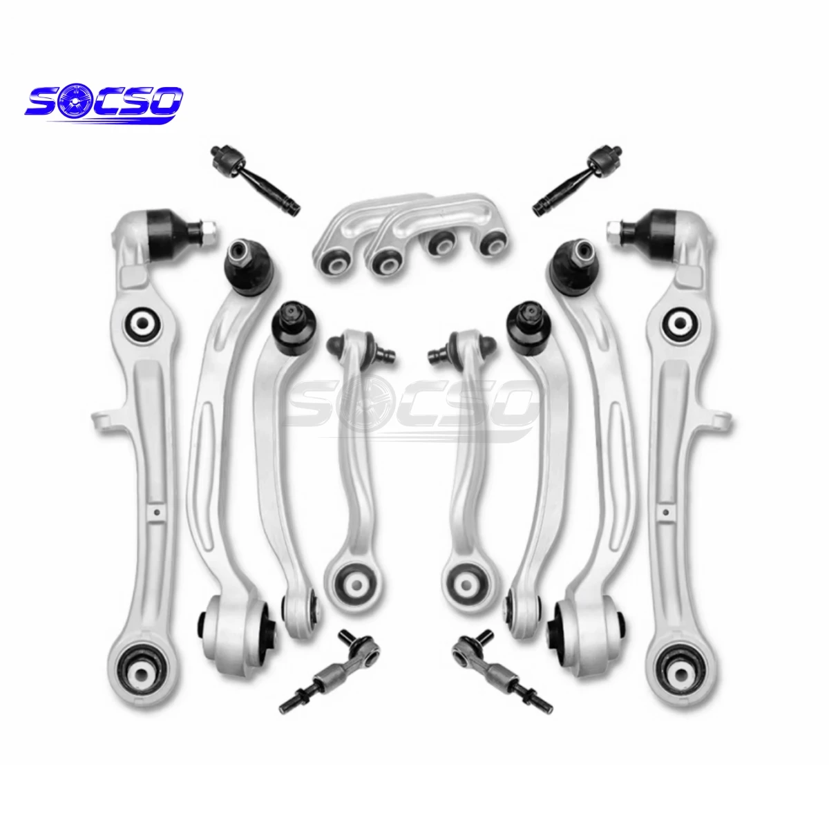 

Front Axle Suspension Parts Aluminum Control Arms Kit for Audi A6 C6