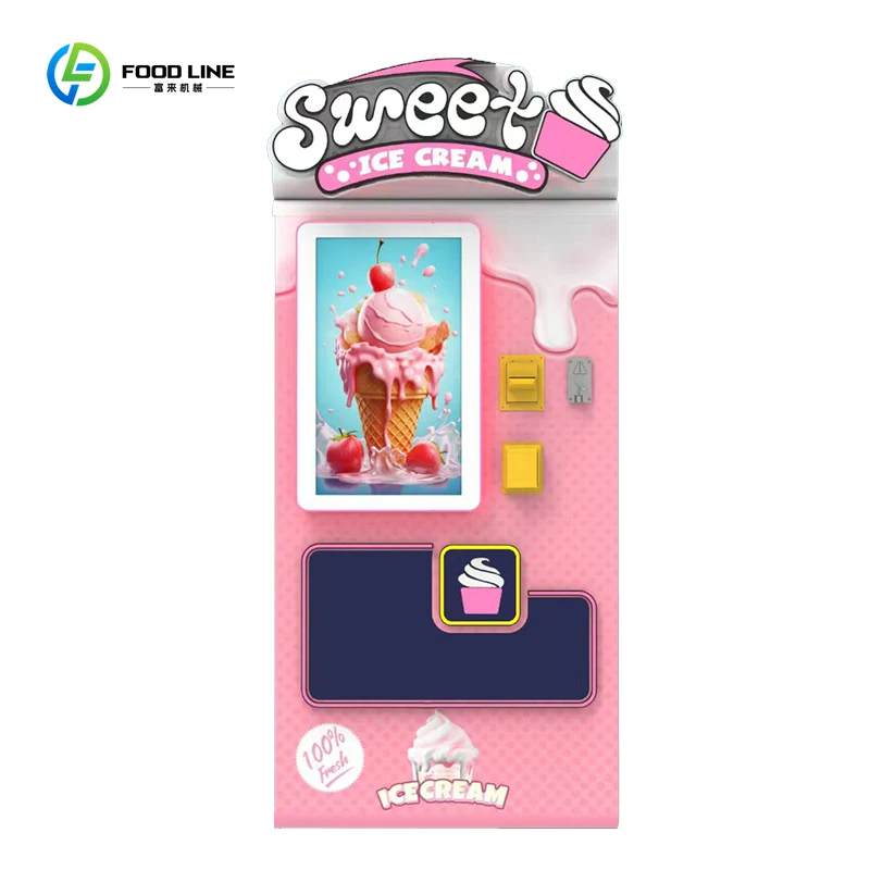 

Robot Ice Cream Vending Machine Ice Cream Machine Ice Cream Tub Vending Machine Wholesale Price Made in China