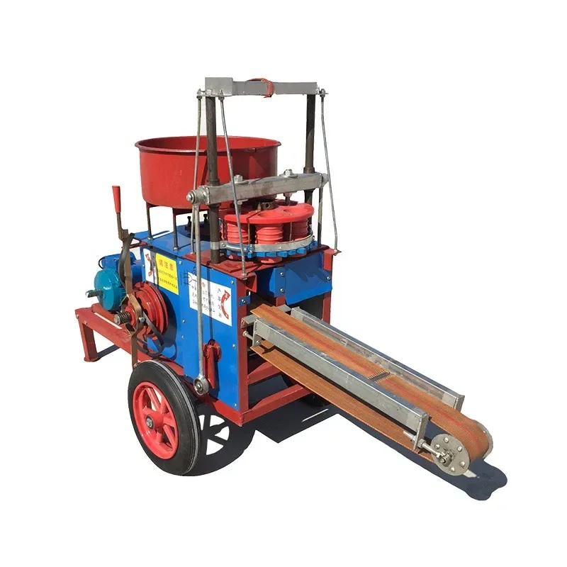 Soil Block Making Machine, Electric/Gas Powered Seedling Pot Press for Cotton Vegetable Flower Soil Molding