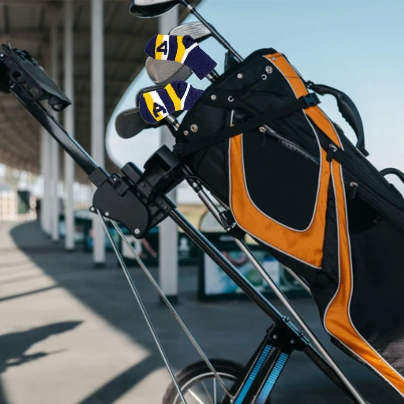 9 قطع أغطية رأس نادي الجولف العصرية والمتينة مع أرقام، ناعمة ومقاومة للخدش، مناسبة لجميع أنواع نوادي الجولف تقريبًا