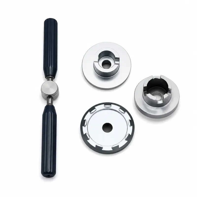 Professional Watch Back Case Opener Remover Dies Tool Kit Compatible with 5700 Machine for 508 510 Cal.8800 Repair Tools